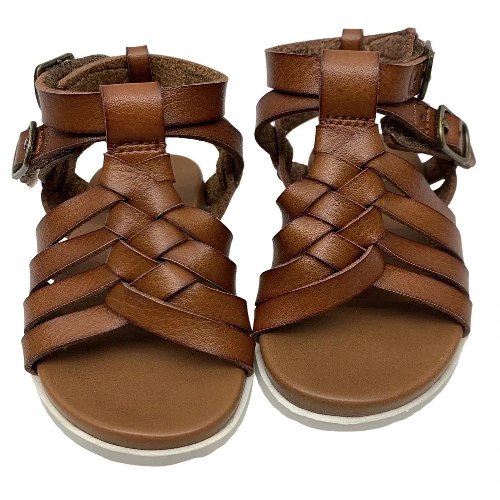 Wonder Nation‎ Toddler Girls Size 2 Brown Gladiator Sandal